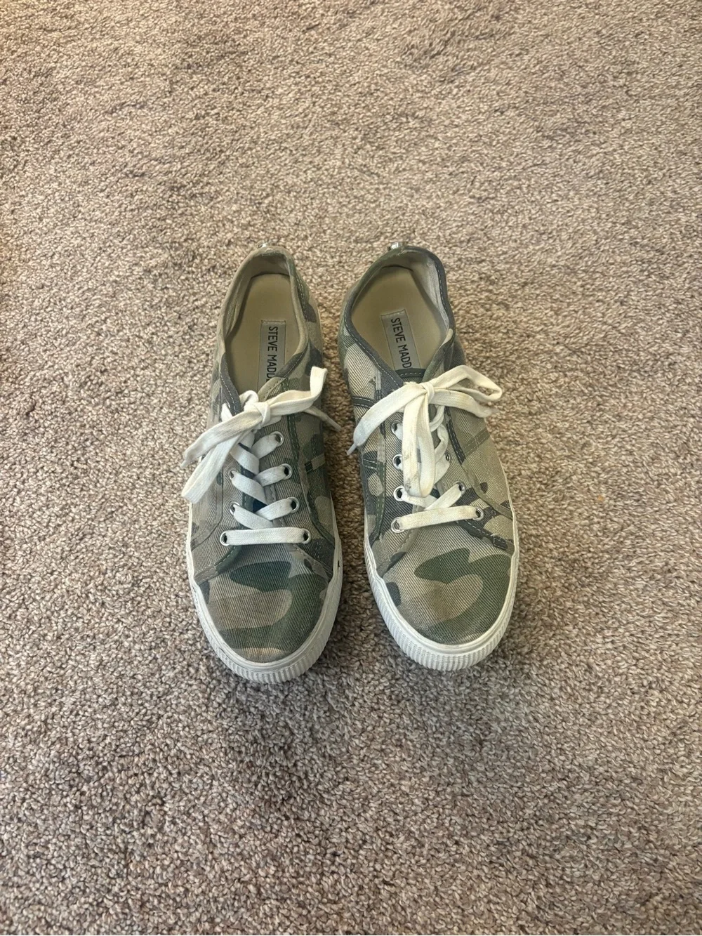 Steve Madden Camo Platform Sneakers